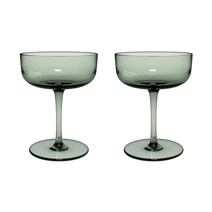 Like champagne glass coupe 10 cl 2-pack - Sage - Villeroy & Boch