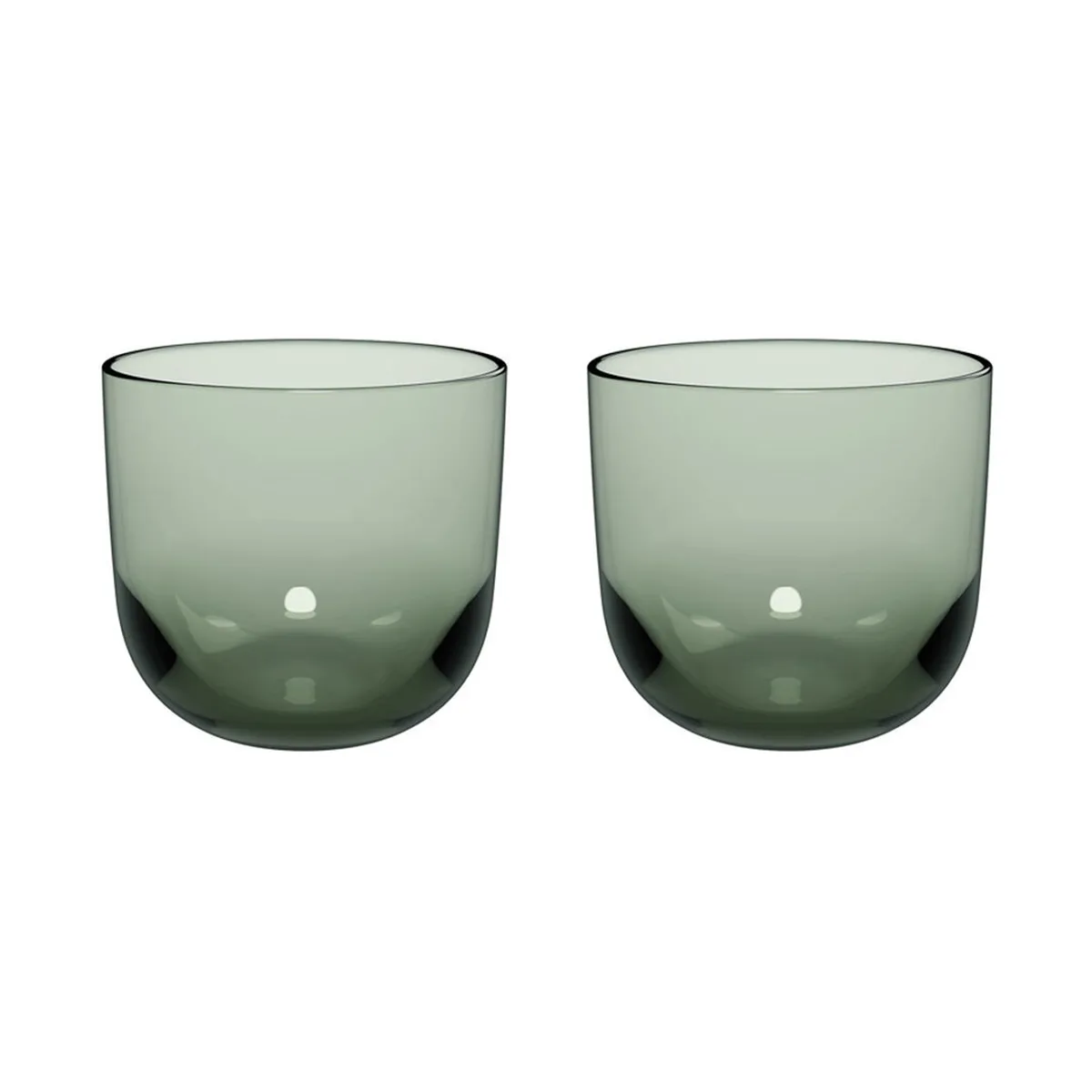 Villeroy & Boch Like water glass 28 cl 2-pack Sage | Scandinavian Design | Drinking glasses & tumblers | Green