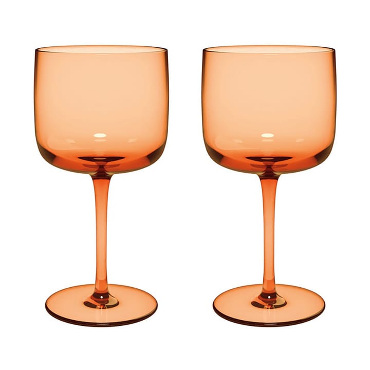 Like wine glass 27 cl 2-pack - Apricot - Villeroy & Boch