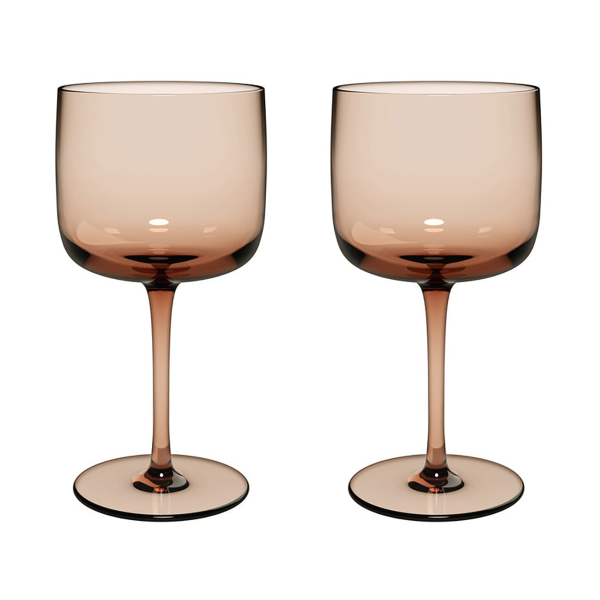 Villeroy & Boch Like wine glass 27 cl 2-pack Clay | Scandinavian Design | Wine glasses | Brown