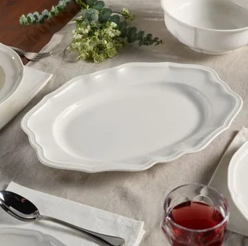 Manoir serving platter 37 cm - White - Villeroy & Boch