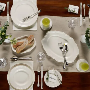 Manoir serving platter 37 cm - White - Villeroy & Boch