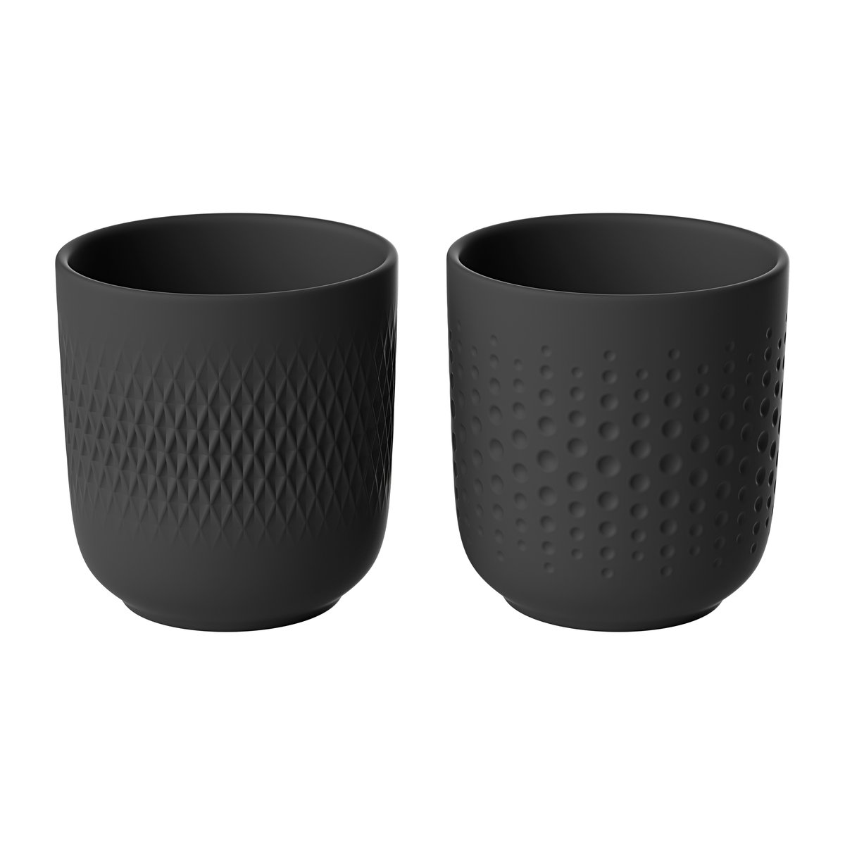 Villeroy & Boch Manufacture Collier cup 2-pack Black