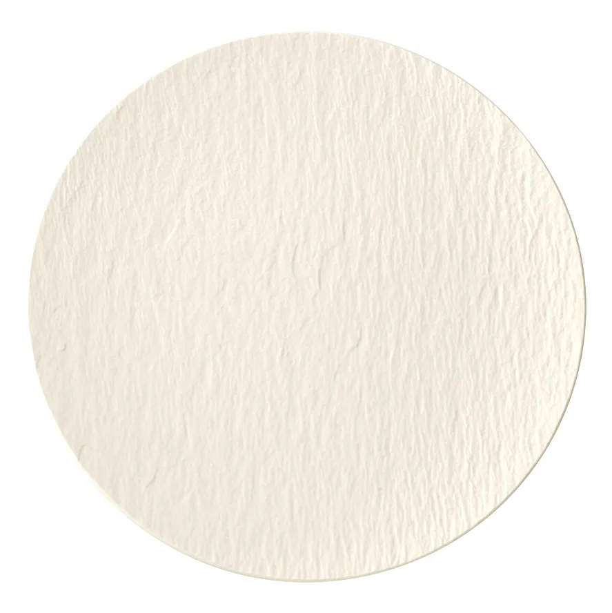 Villeroy & Boch Manufacture Rock Gourmet plate o32 cm Blanc
