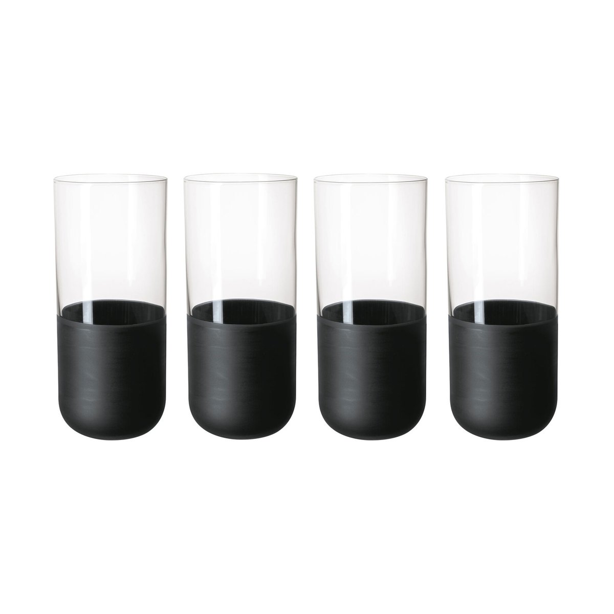 Villeroy & Boch Manufacture Rock long drink glass 30 cl 4-pack Clear