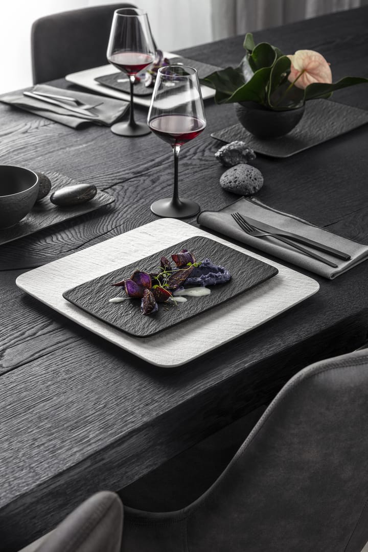 Manufacture Rock plate 17x28 cm - Black - Villeroy & Boch