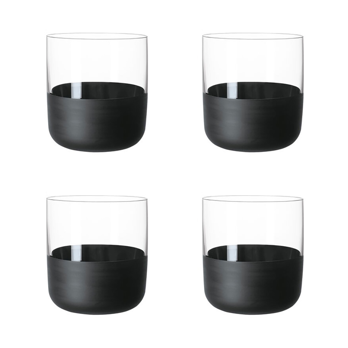 Villeroy & Boch Manufacture Rock shot glass 4 cl 4-pack Clear
