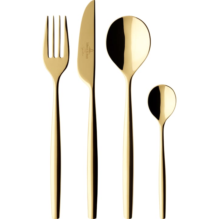 Metro Chic d'Or cutlery 24 pieces - Yellow - Villeroy & Boch