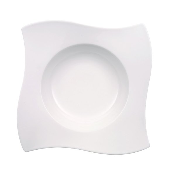 Villeroy & Boch New Wave deep plate 24x24 cm | Scandinavian Design | Deep plates | White