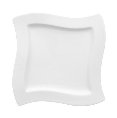 Villeroy & Boch New Wave plate square 27x27 cm | Scandinavian Design | Small plates & side plates | White