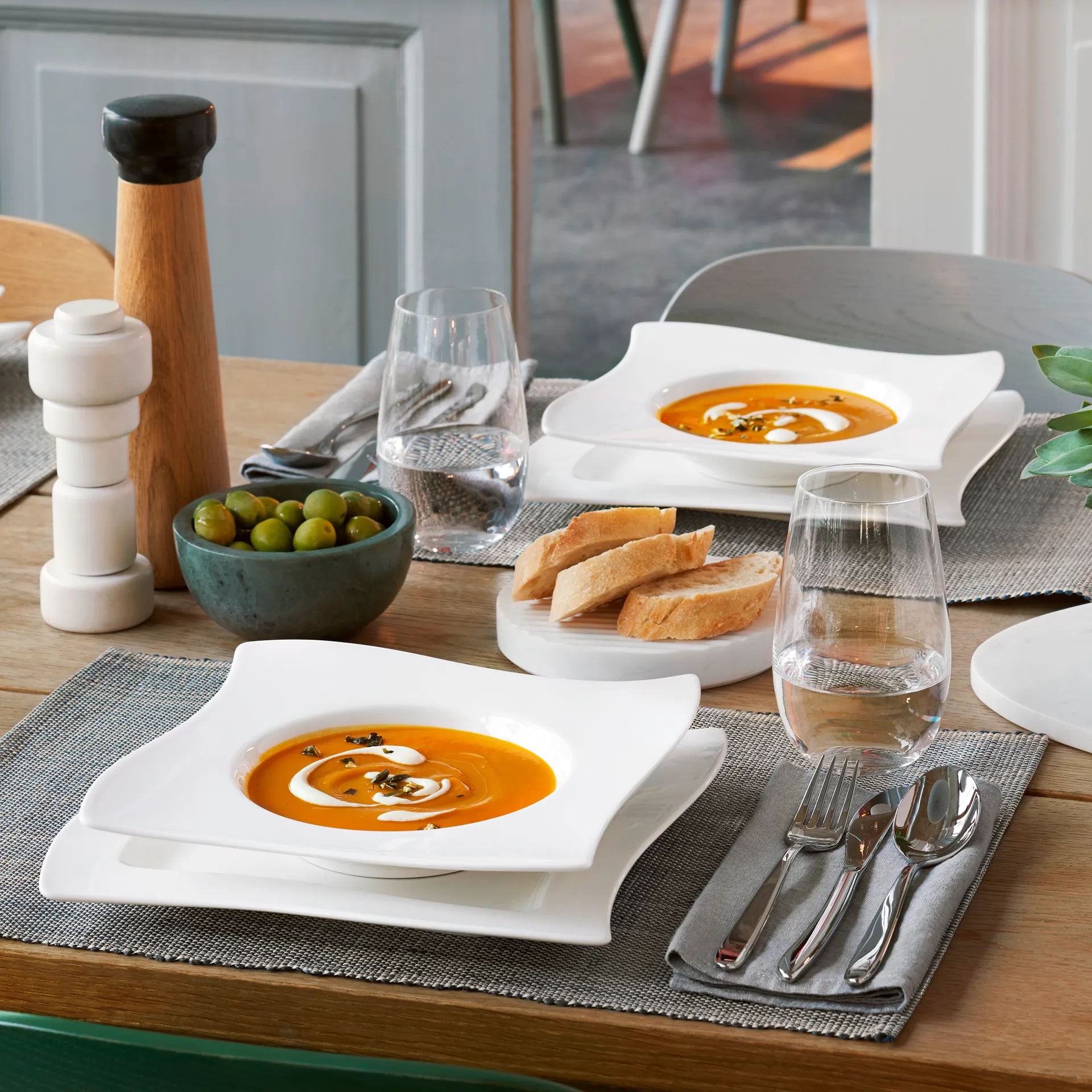 NewWave serving platter 34x34 cm, White Villeroy & Boch