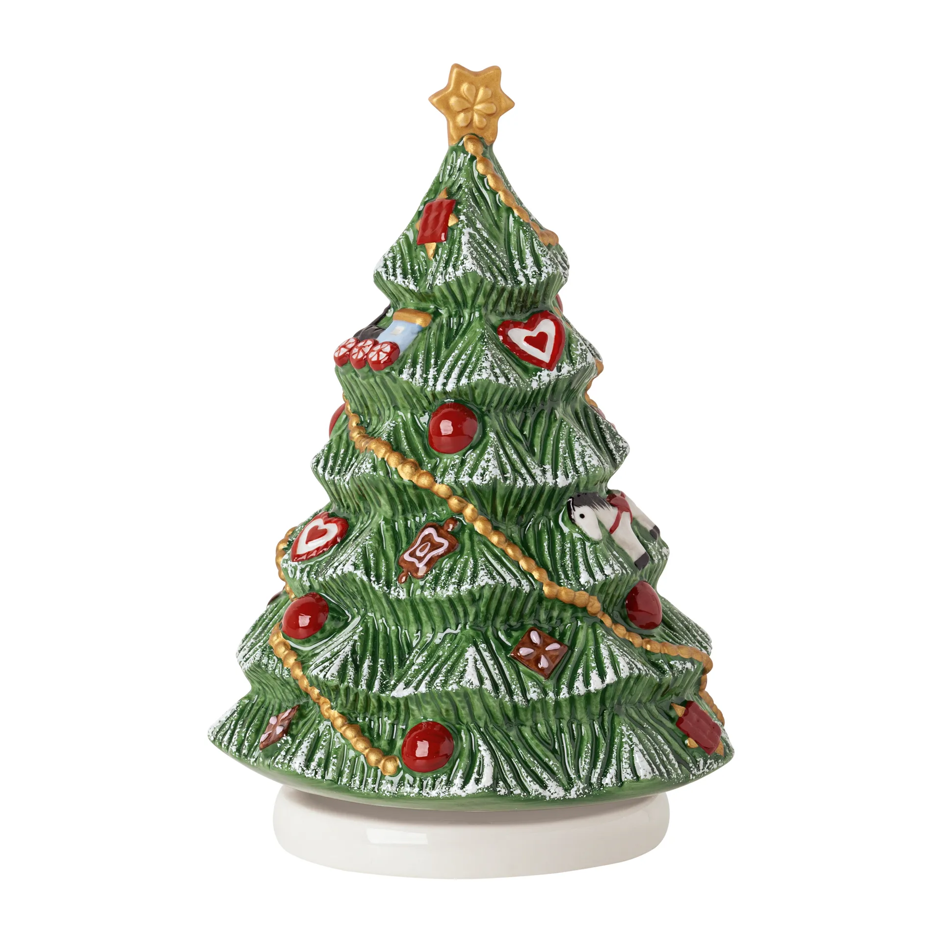 Nostalgic Melody Christmas tree music box, Green Villeroy & Boch