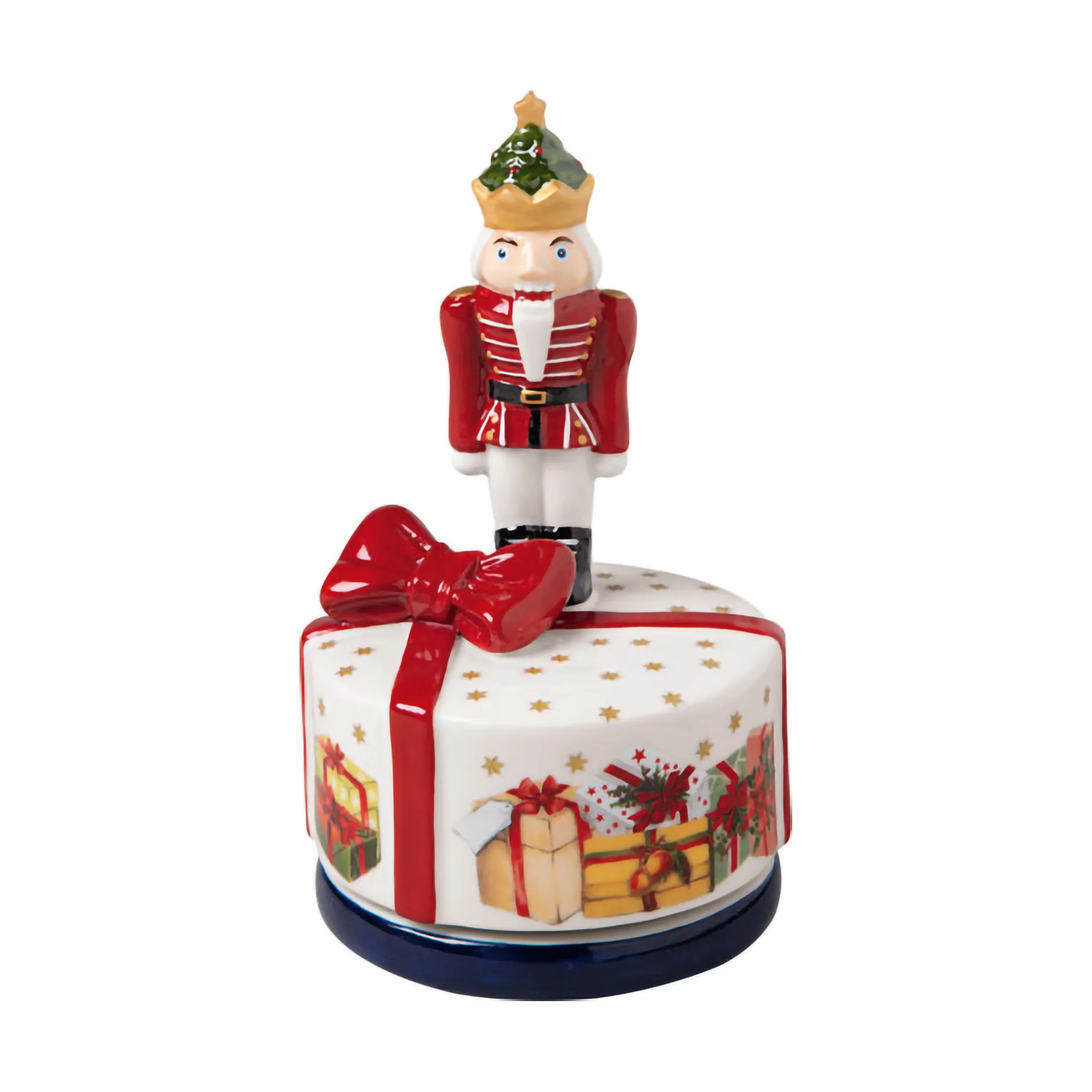 Nostalgic Melody music box nutcracker, White-red Villeroy & Boch