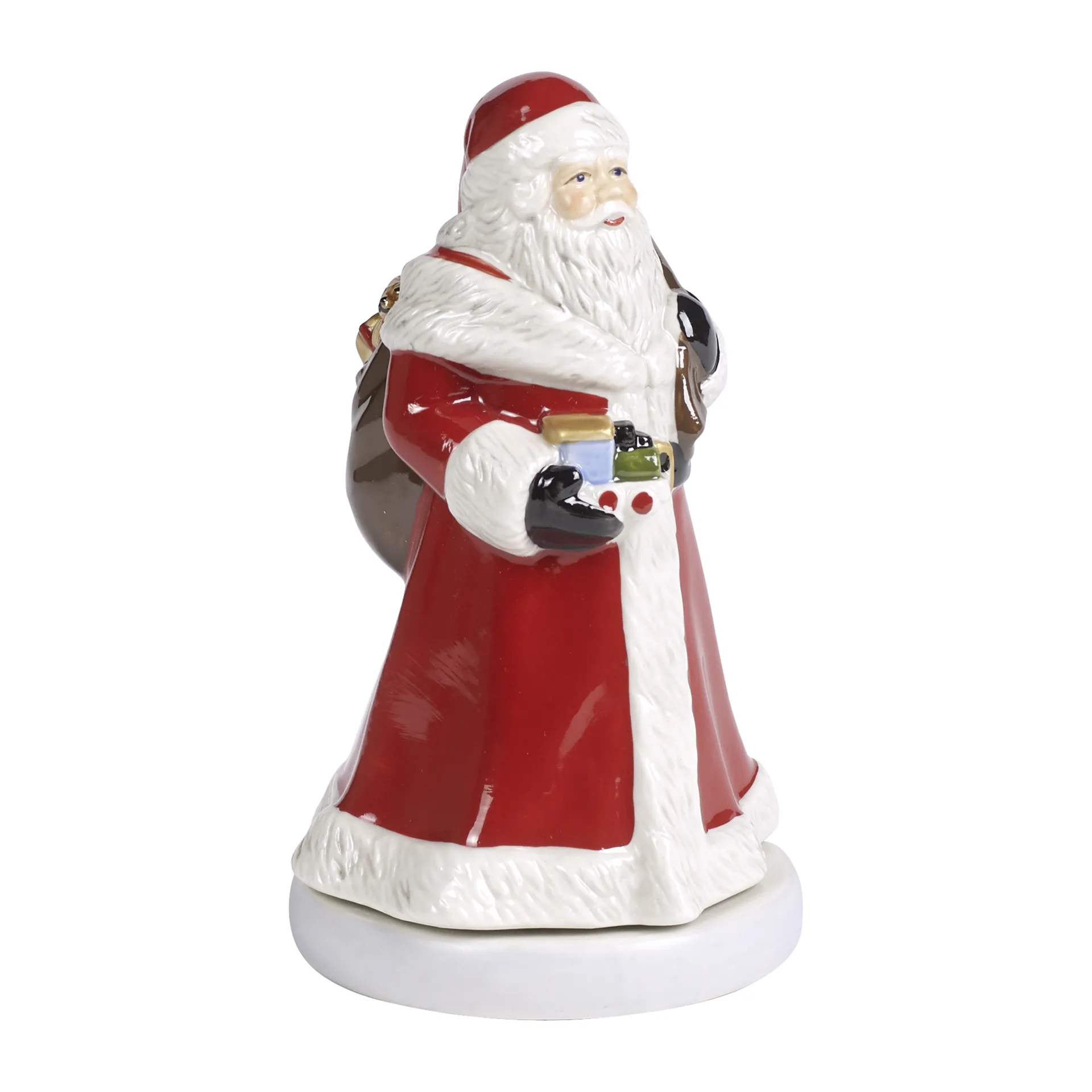 Nostalgic Melody music box Santa, Red-white Villeroy & Boch