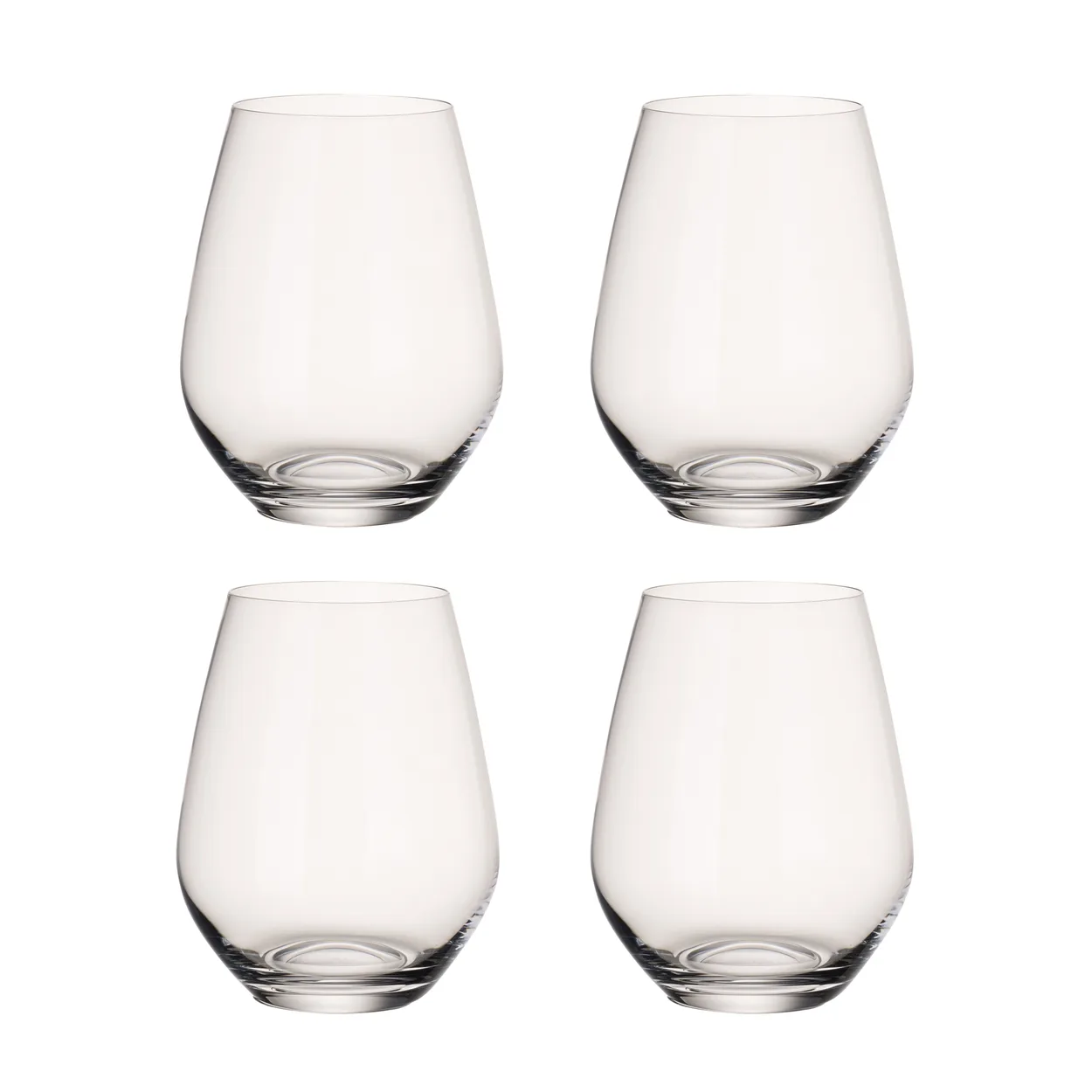 Villeroy & Boch Ovid water glass 4-pack 4-pack | Scandinavian Design | Drinking glasses & tumblers | Transparent