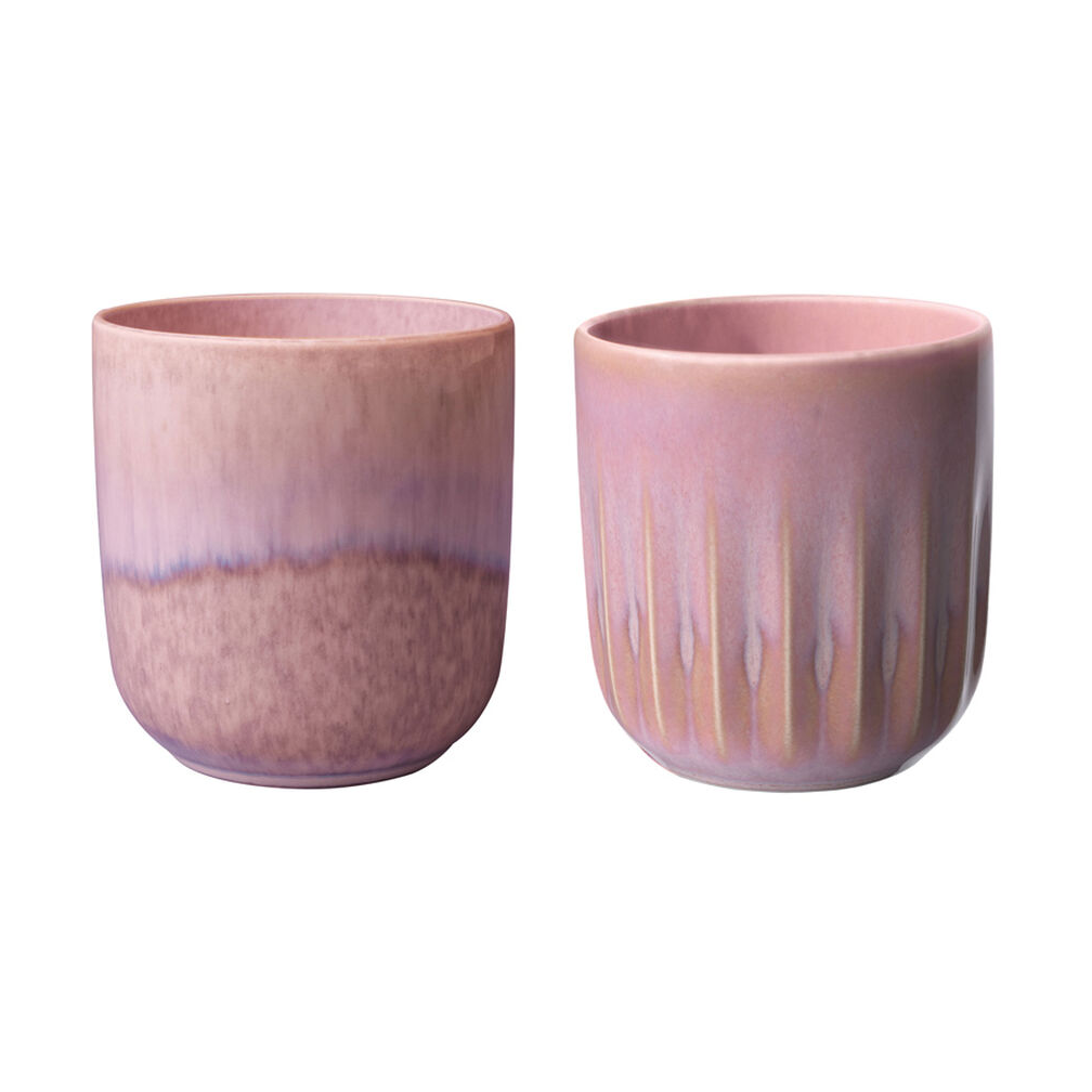 Villeroy & Boch Perlemor mug 29 cl 2-pack Coral | Scandinavian Design | Coffee cups | Multi