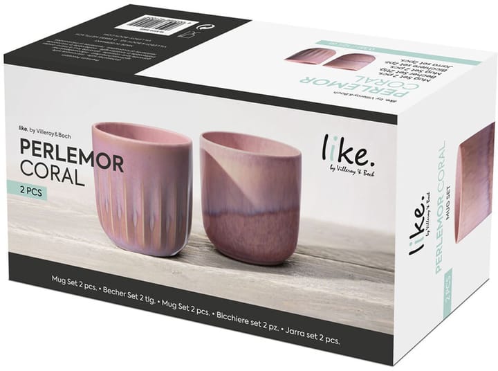 Perlemor mug 29 cl 2-pack, Coral Villeroy & Boch