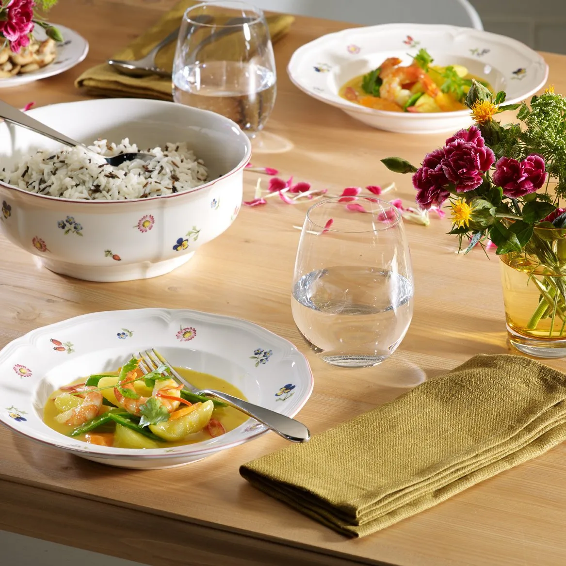 Villeroy&Boch Petite Fleur ビロレイ＆ボッホ プチフルール 大皿 陶器 digjunkmarket