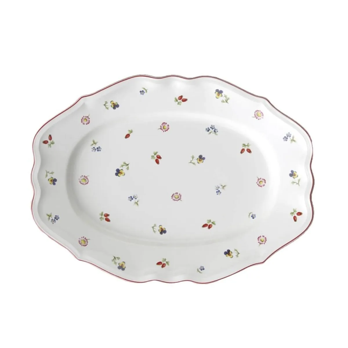 Petite Fleur serving platter 37 cm, White Villeroy & Boch
