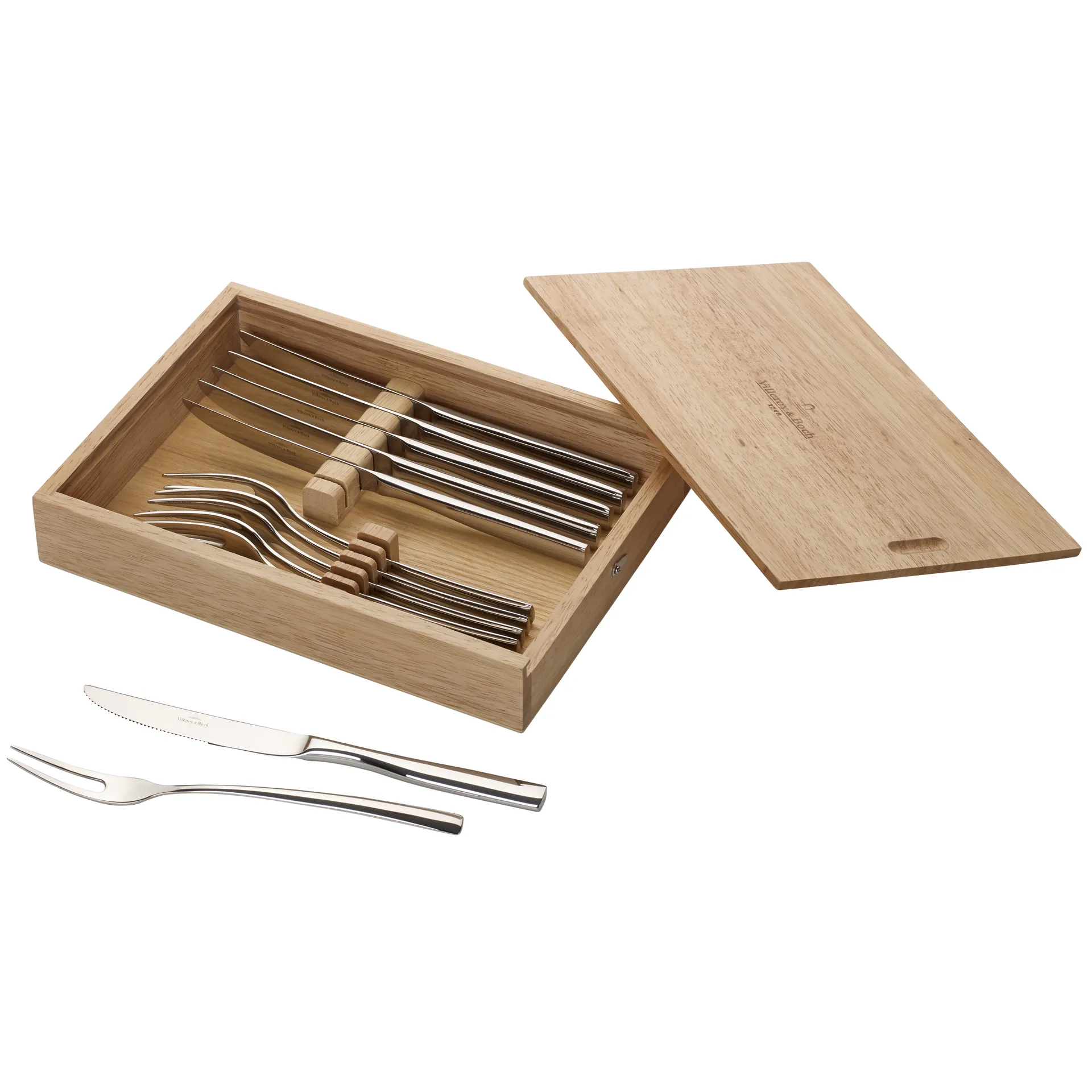 Piemont BBQ/steak set 12 pieces, Stainless steel Villeroy & Boch