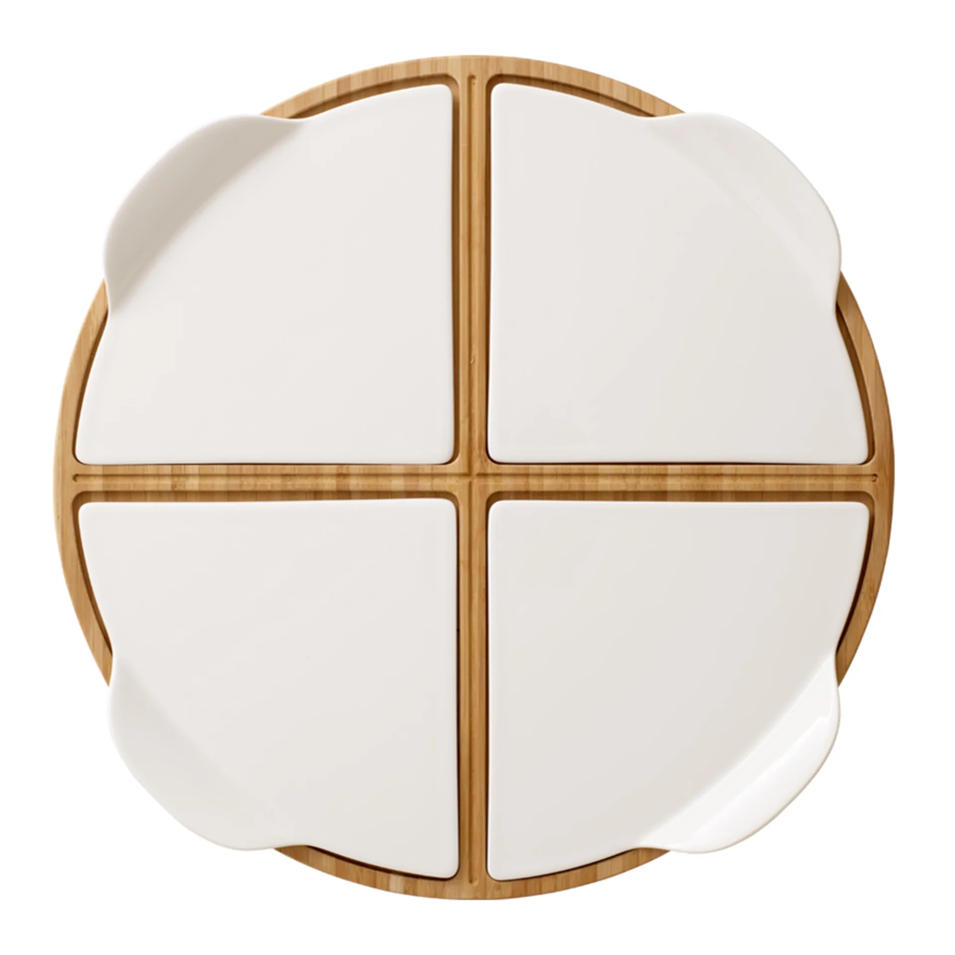 Pizza Passion service plate bamboo, round, 5 pcs Villeroy & Boch