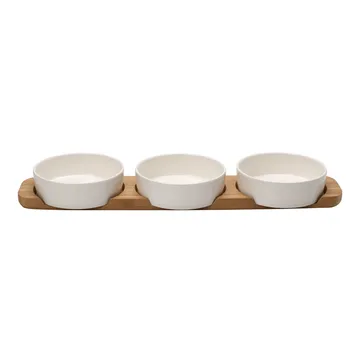 Pizza Passion serving bowl 4 pieces - bamboo - Villeroy & Boch