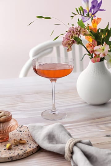 Rose Garden champagne coupe 12 cl 4-pack - Clear - Villeroy & Boch