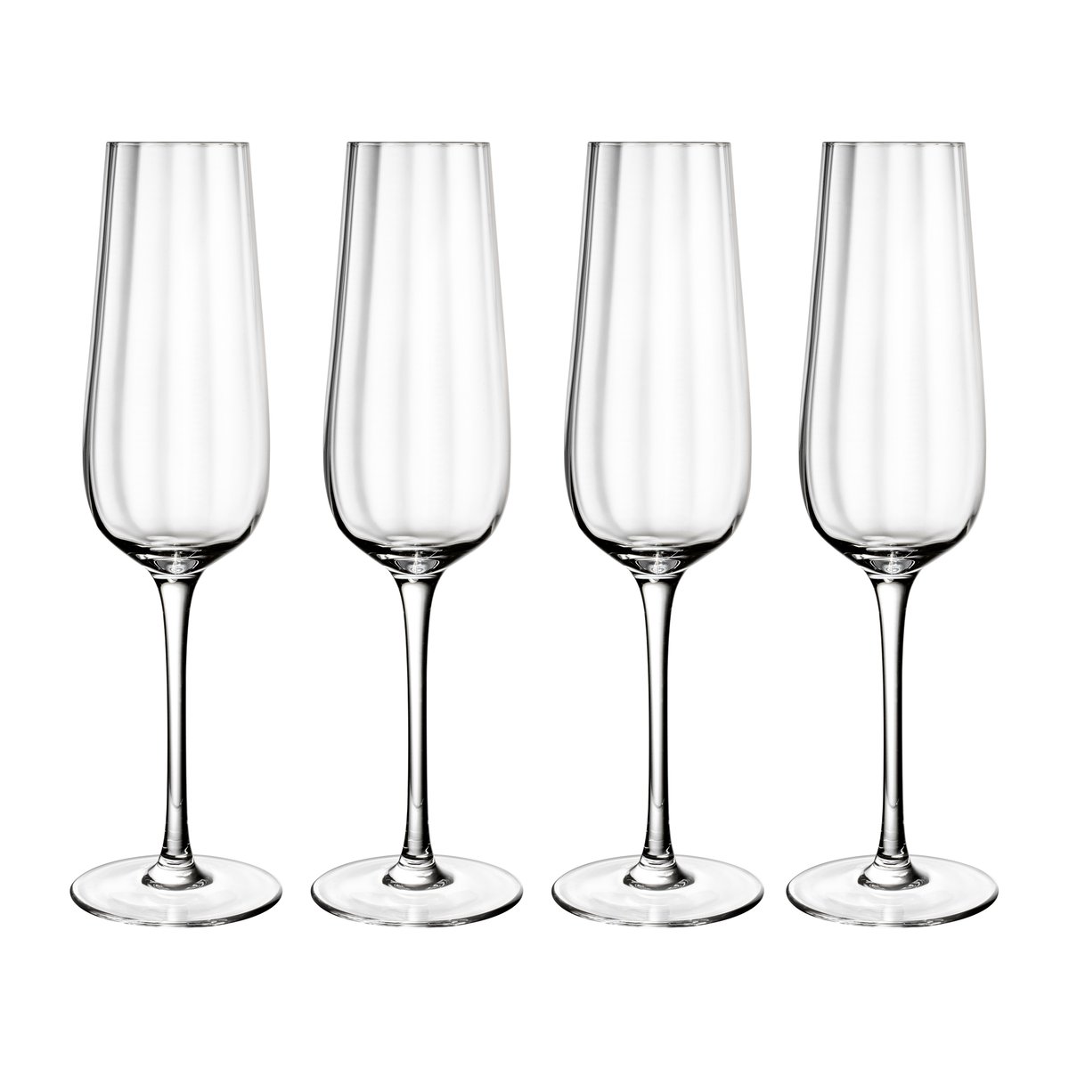 Villeroy & Boch Rose Garden champagne glass 4-pack 29 cl Clear
