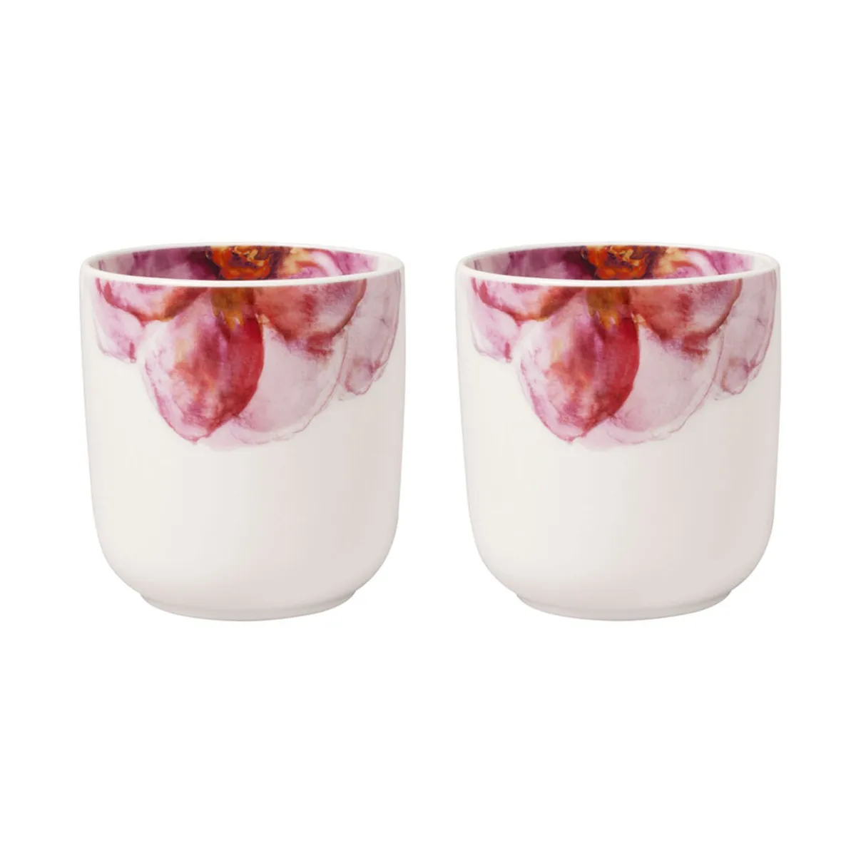 Villeroy & Boch Rose Garden cup 29 cl 2-pack White | Scandinavian Design | Coffee cups | White