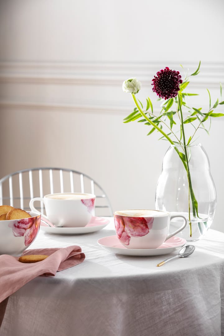 Rose Garden cup with saucer - Pink-white - Villeroy & Boch