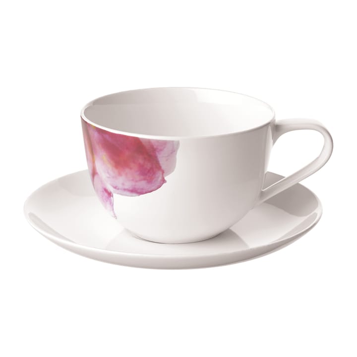 Rose Garden cup with saucer - White - Villeroy & Boch