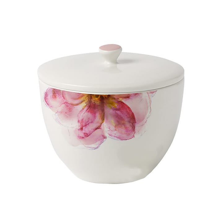 Rose Garden tea jar with lid Ø13.5 cm - White - Villeroy & Boch