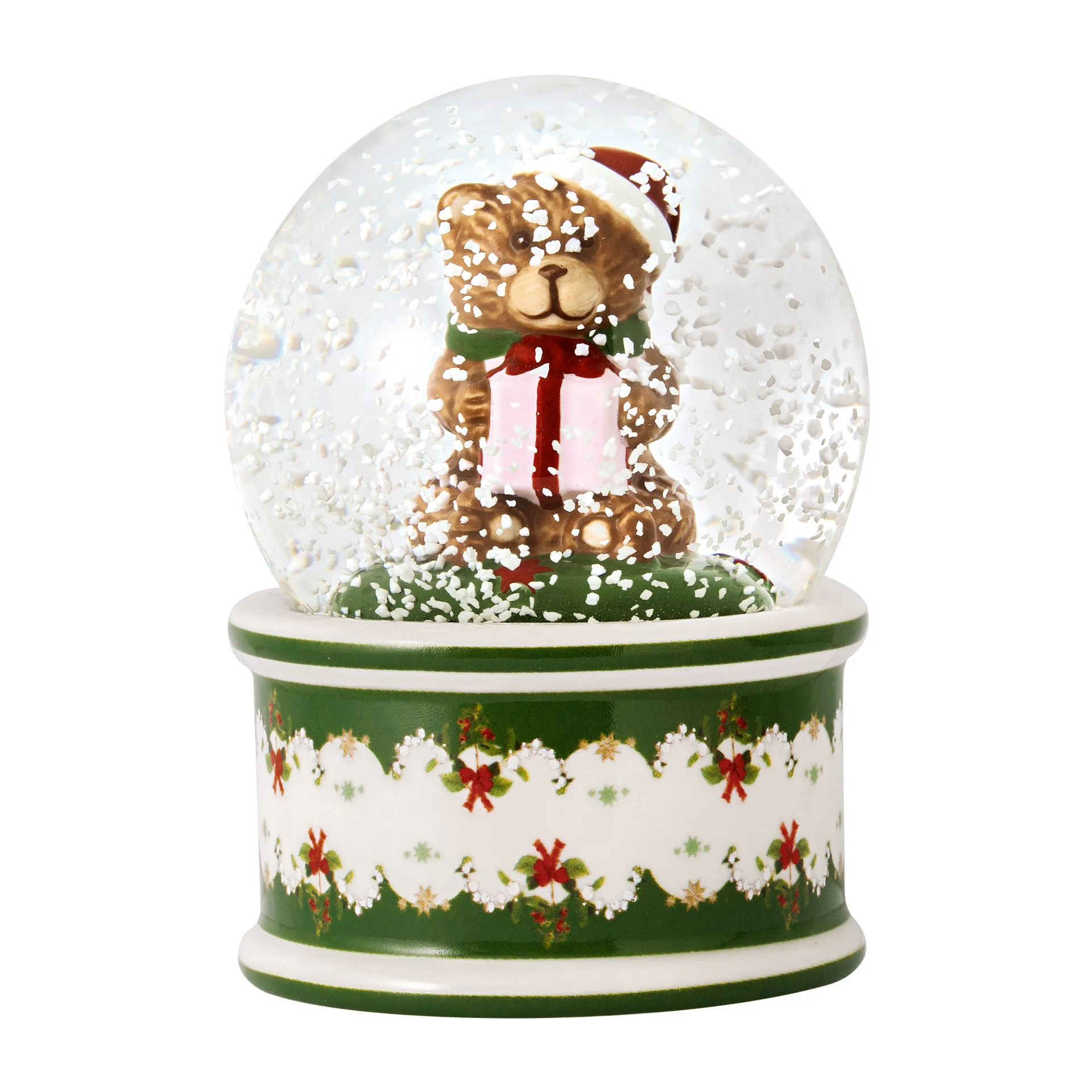 Snow globe bear, Green-white Villeroy & Boch