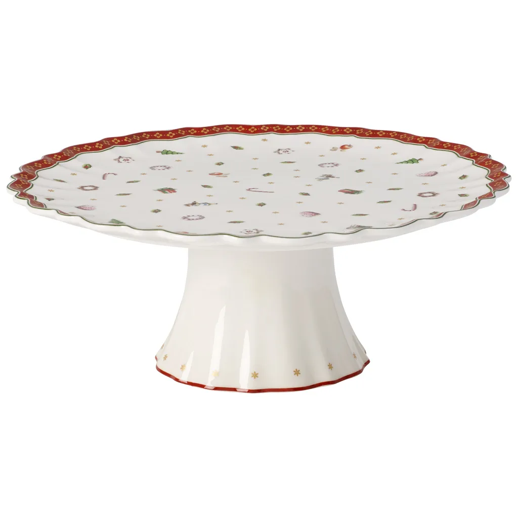 Villeroy & Boch Toy's Delight cake plate o28 cm | Scandinavian Design | Serving platters & dishes | White