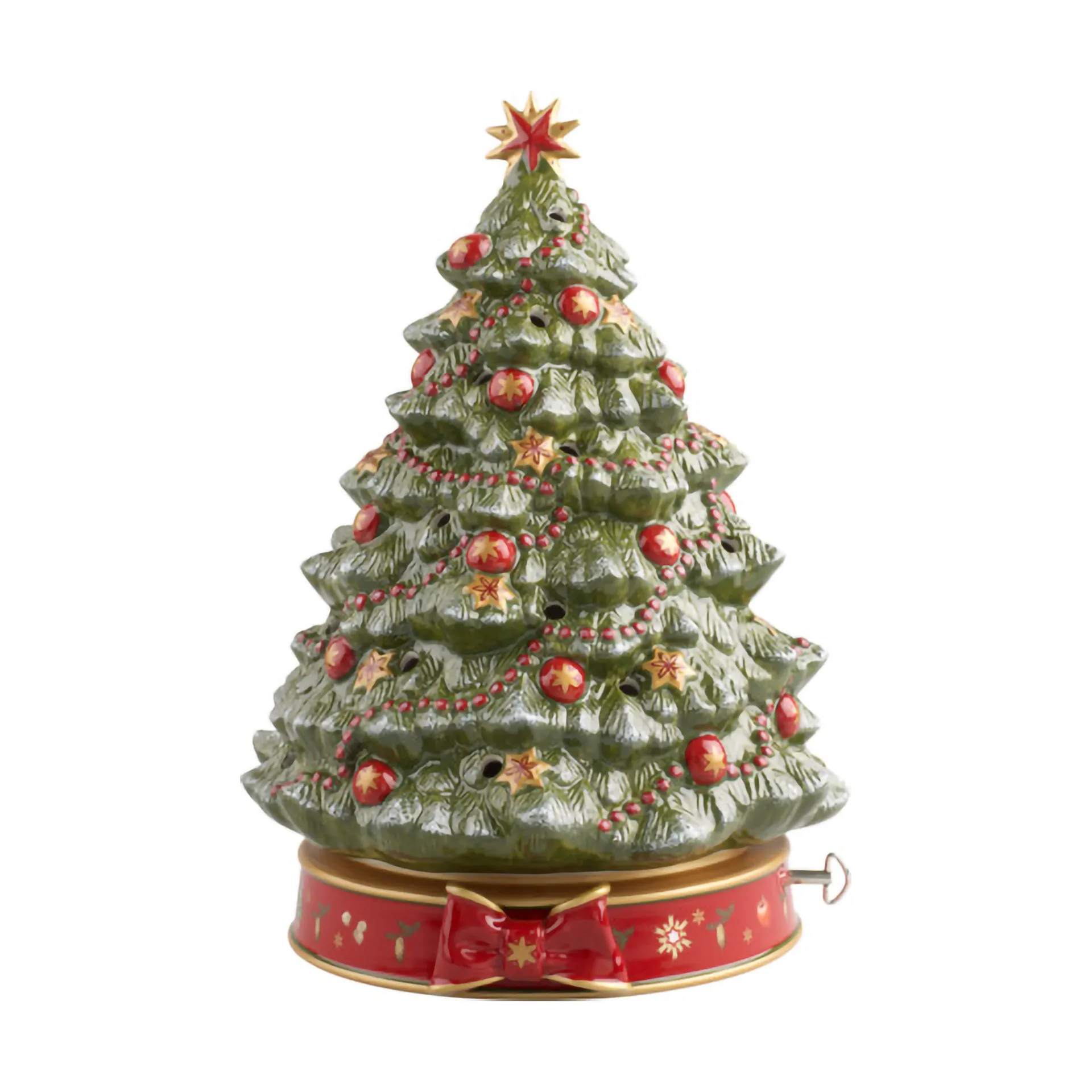 Toy's Delight Christmas tree with music box, White-red Villeroy & Boch