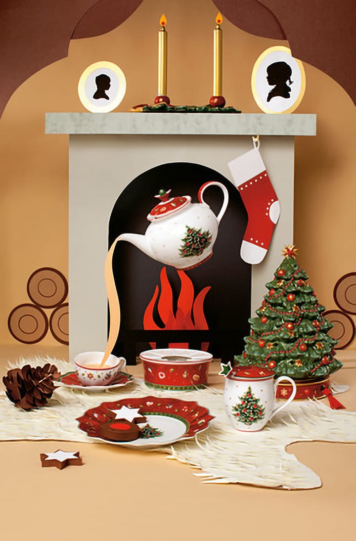 Toy's Delight Christmas tree with music box, White-red Villeroy & Boch