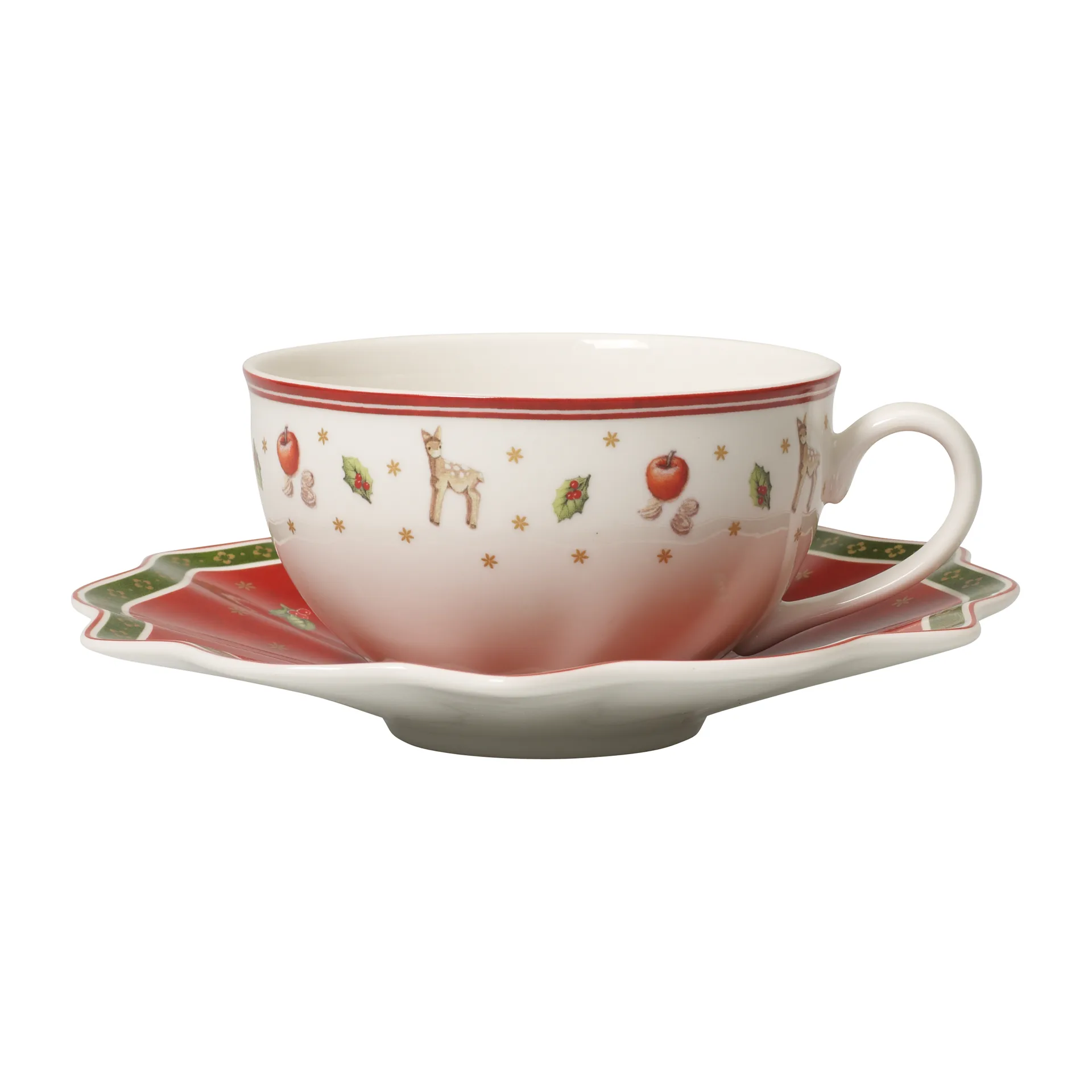 Toy's Delight cup with saucer 30 cl, White-red Villeroy & Boch