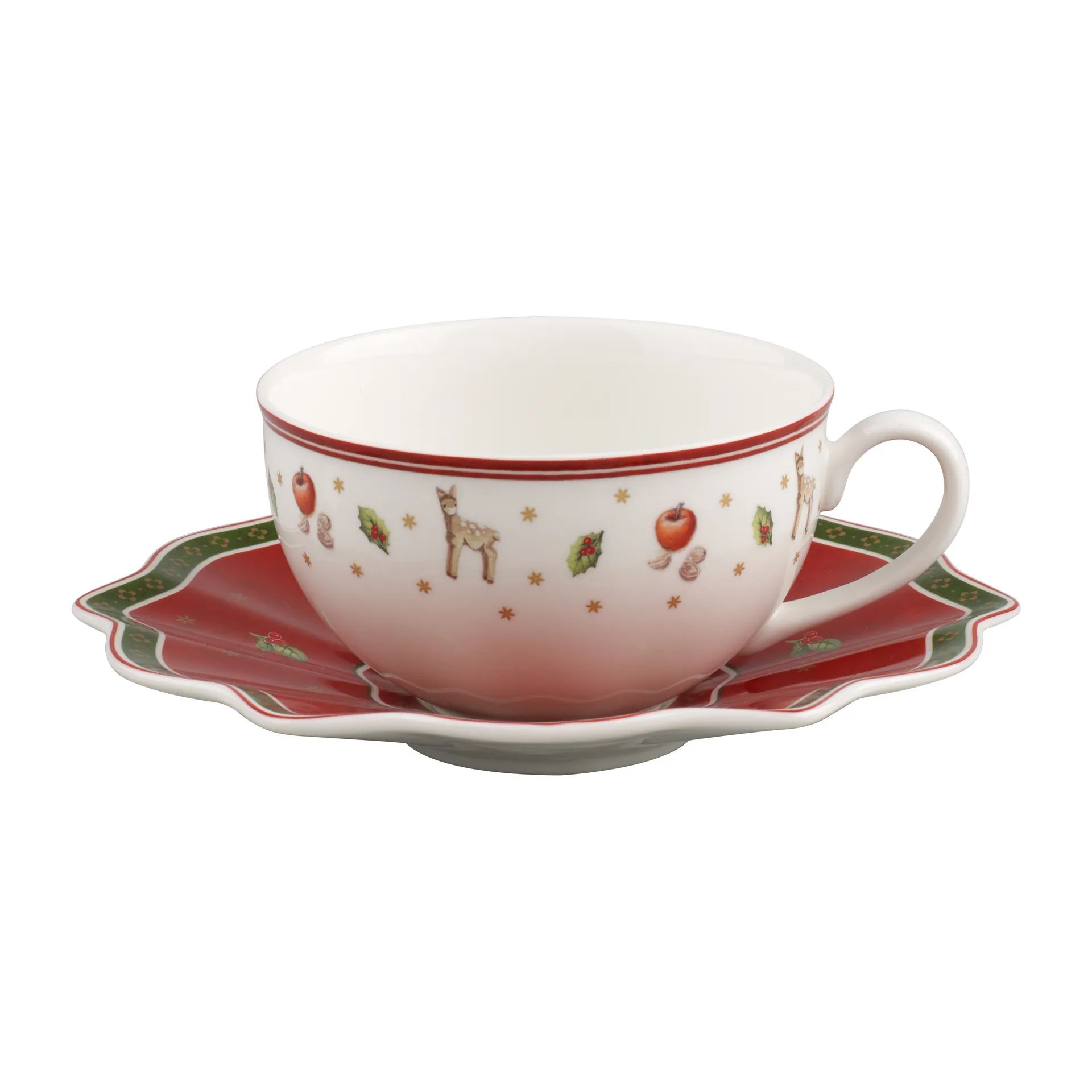 Toy's Delight cup with saucer 30 cl, White-red Villeroy & Boch