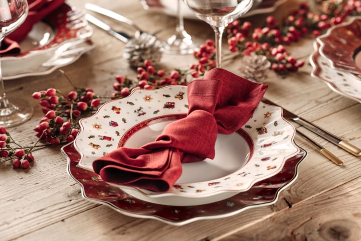 Toy's Delight deep plate Ø26 cm, White-red Villeroy & Boch