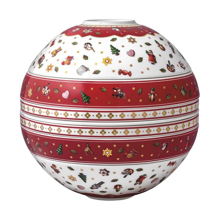 Toy's Delight La Boule servis 7 pieces, White-red Villeroy & Boch
