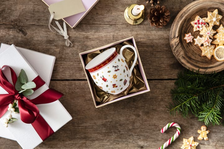 Toy's Delight mug 44 cl, White-red Villeroy & Boch