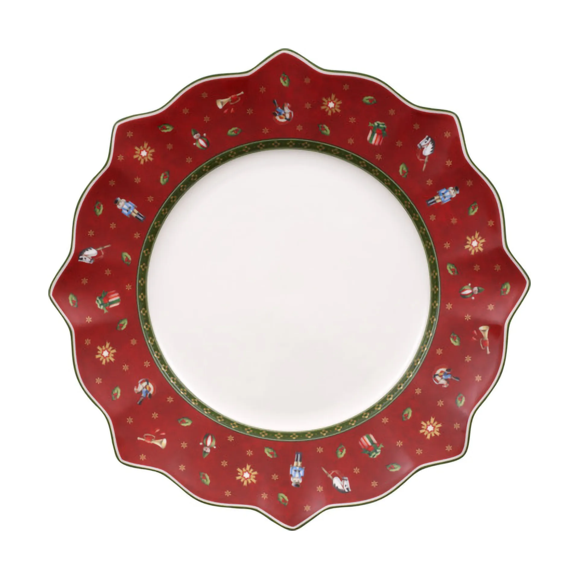 Toy's Delight Plate Ø28.4 cm, White-red Villeroy & Boch