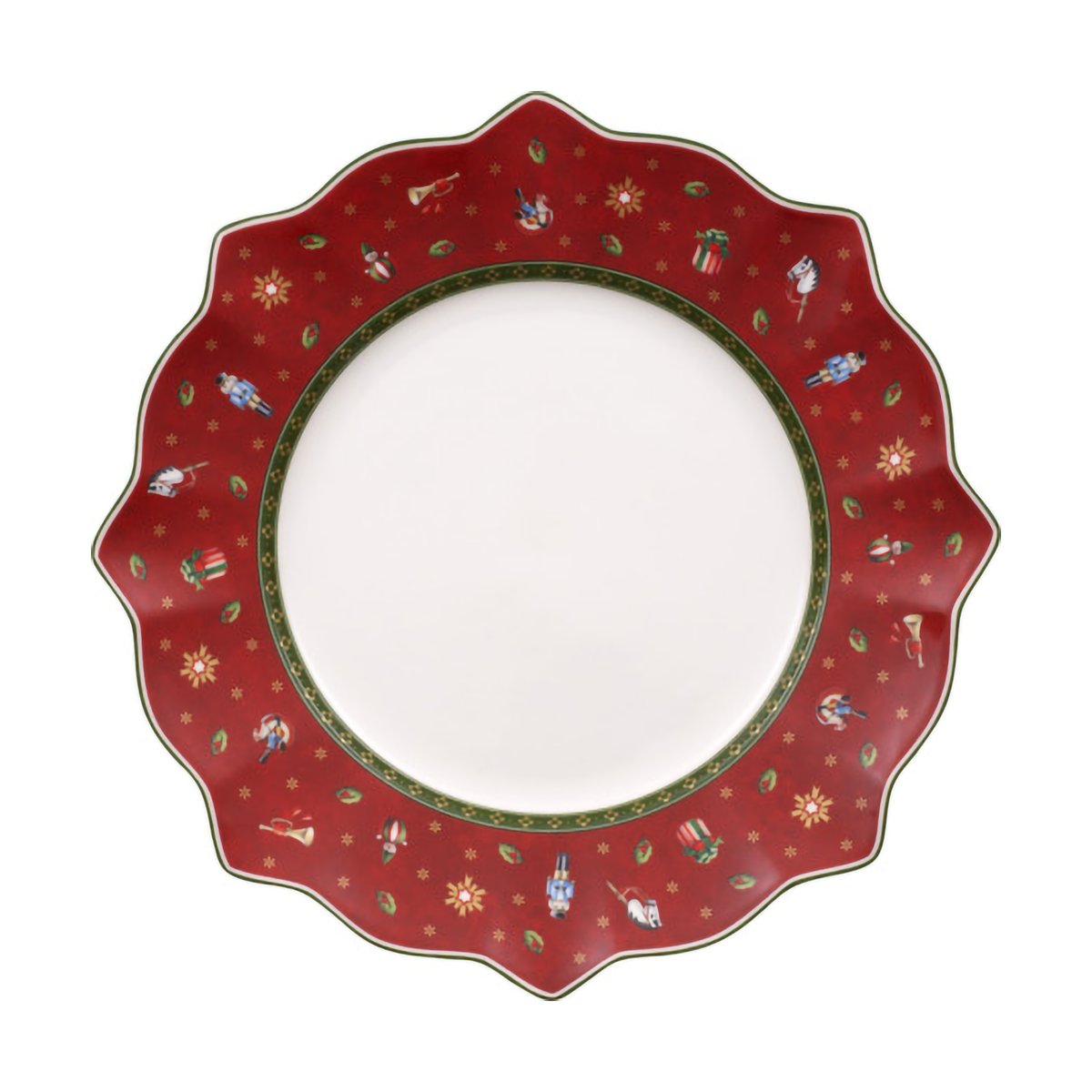 Villeroy & Boch Toy"s Delight Plate Ø28.4 cm White-red
