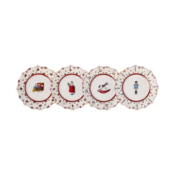 Toy's Delight plate 4 pieces - White-red - Villeroy & Boch