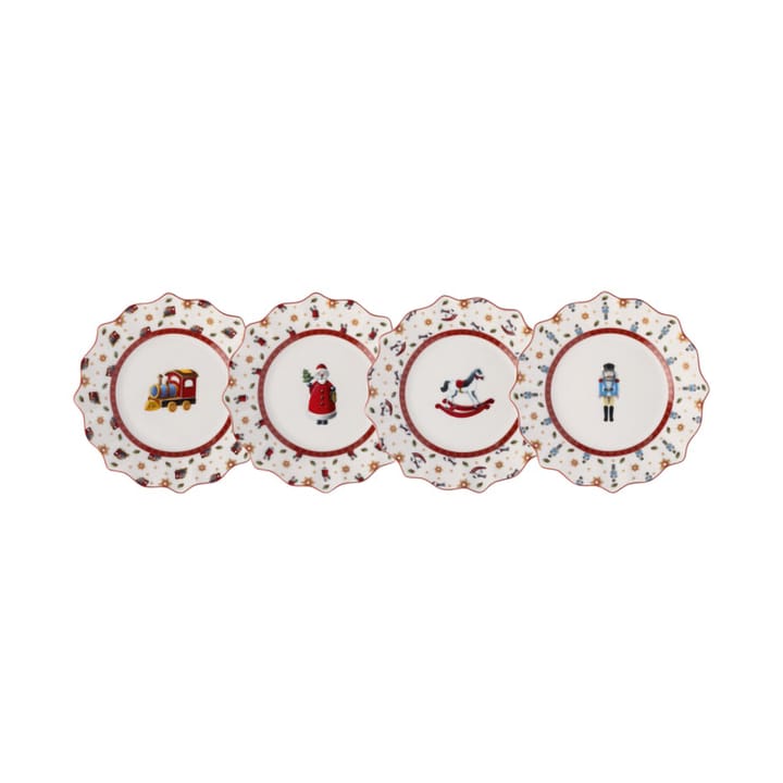 Toy's Delight plate 4 pieces - White-red - Villeroy & Boch