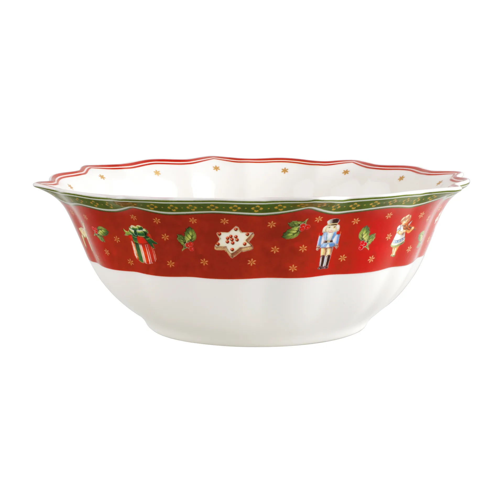 Toy's Delight salad bowl Ø31.5 cm, White-red Villeroy & Boch