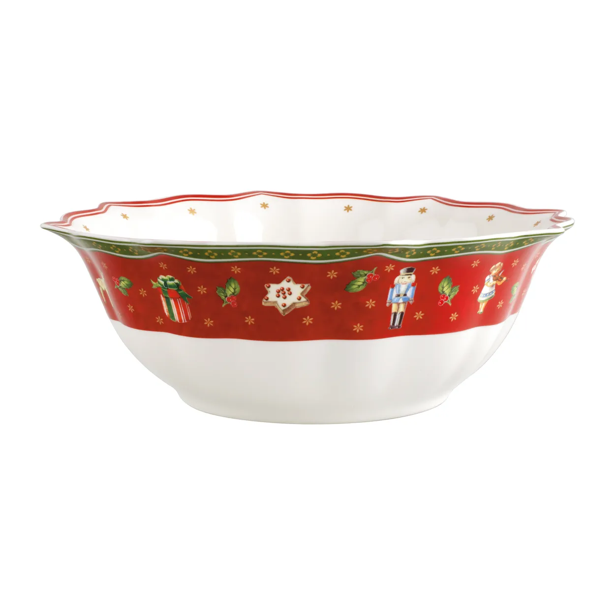 Villeroy & Boch Toy's Delight salad bowl o31.5 cm White-red