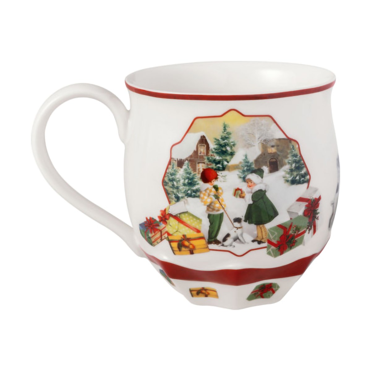 Villeroy & Boch Toy's Fantasy mug 38 cl White-red | Scandinavian Design | Coffee cups | Red