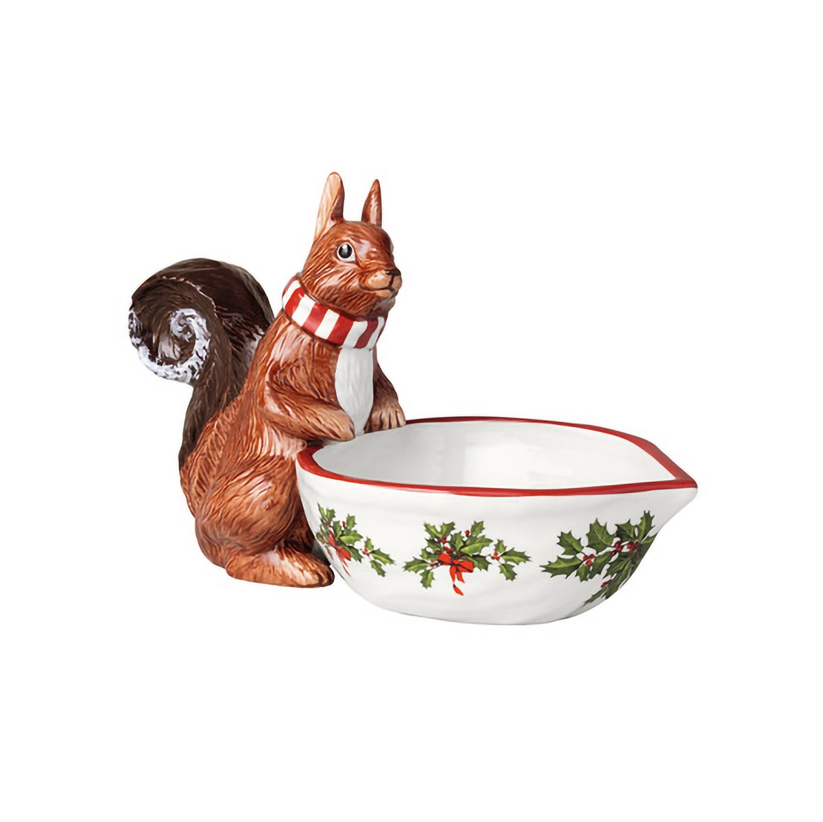 Villeroy & Boch Toy"s Fantasy squirrel with bowl Ø25 cm Brown-white