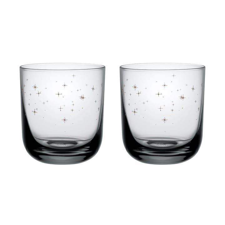 Winter Glow glass 37 cl 2-pack, Grey Villeroy & Boch